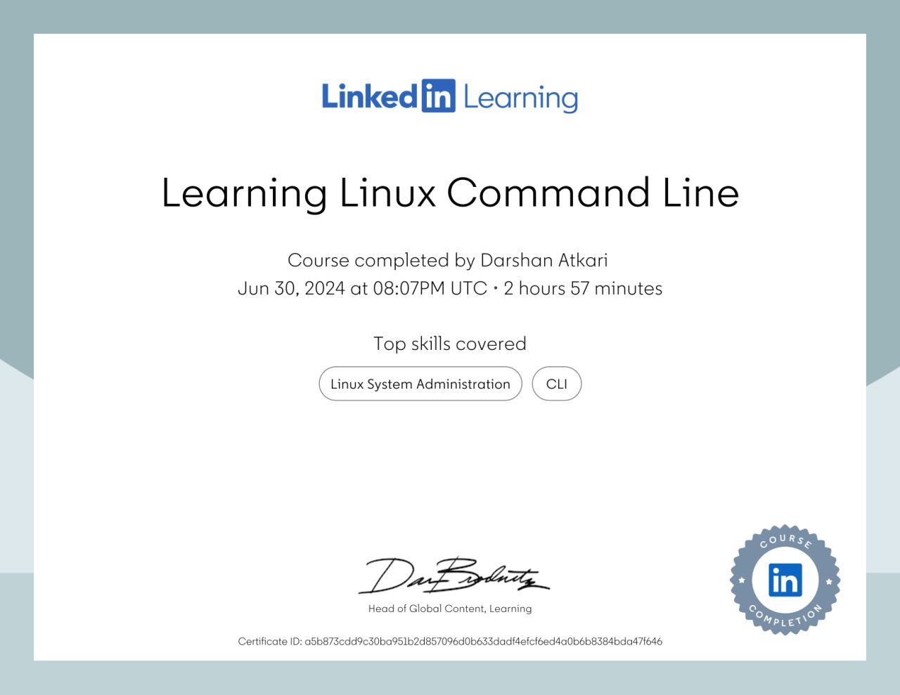 Learning Linux Command Line